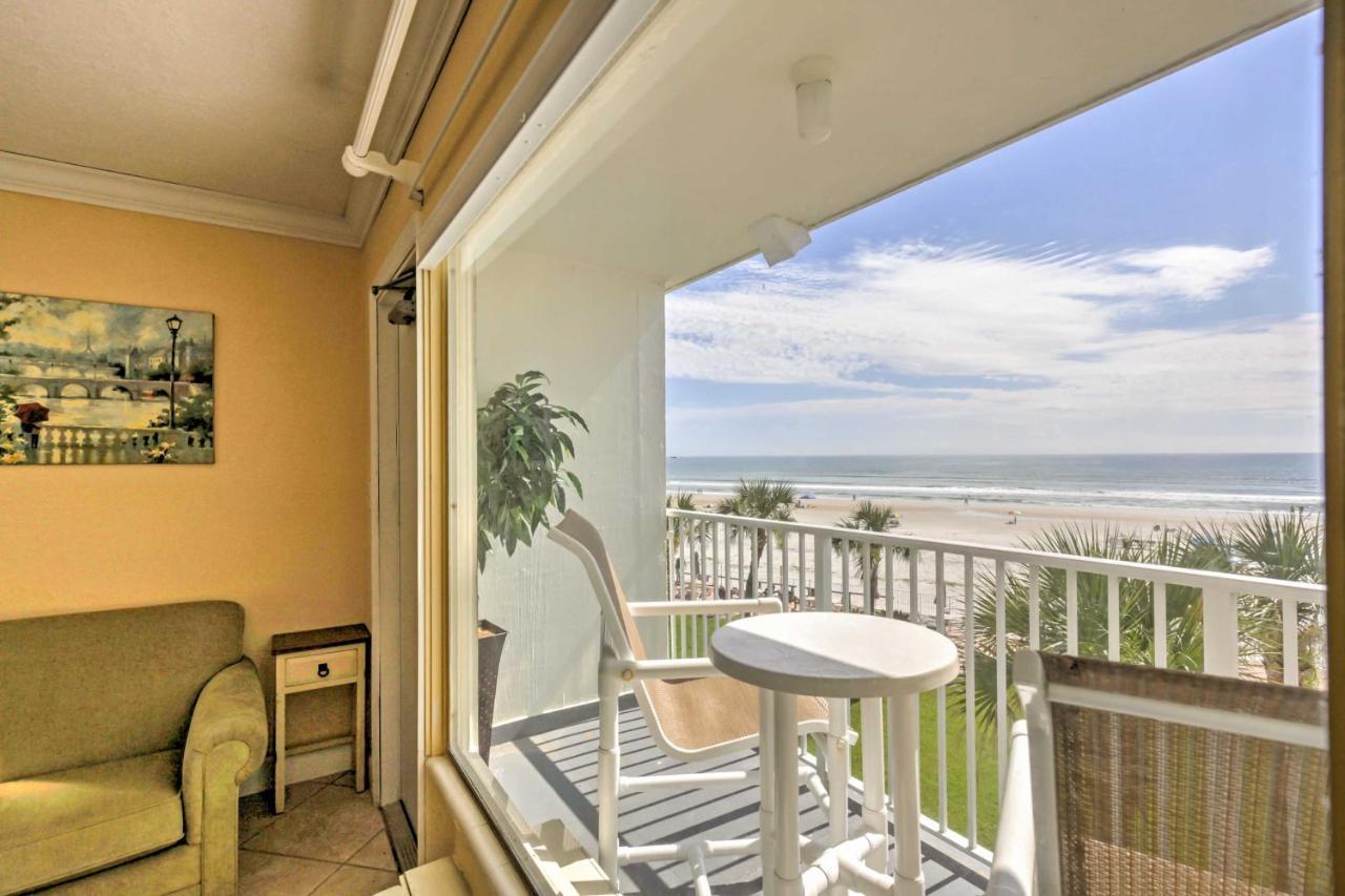 Daytona Beach Studio With Oceanfront Balcony And Pool! Εξωτερικό φωτογραφία