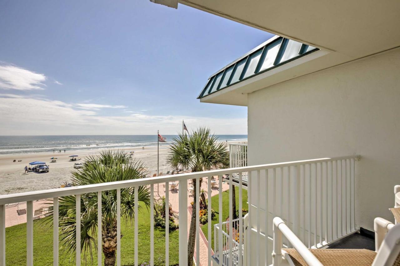 Daytona Beach Studio With Oceanfront Balcony And Pool! Εξωτερικό φωτογραφία