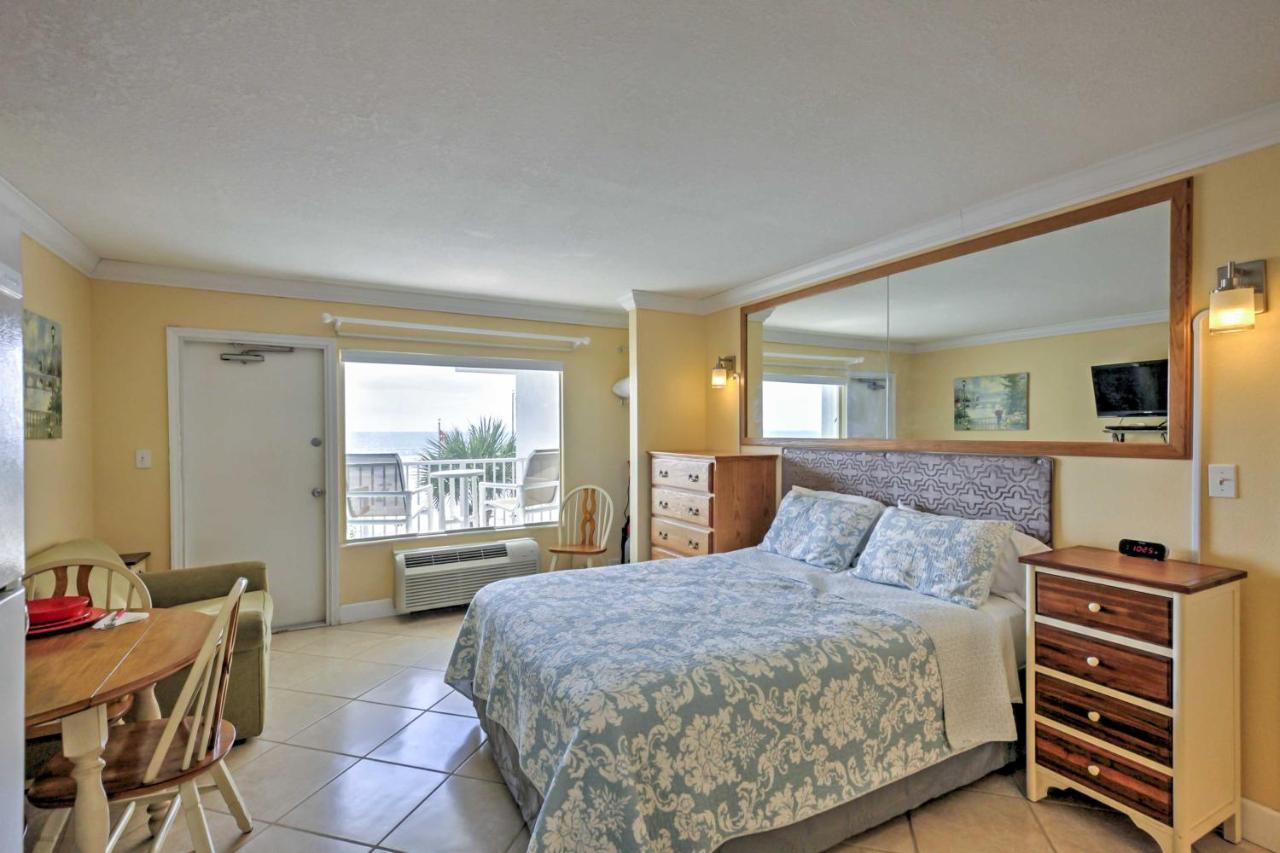 Daytona Beach Studio With Oceanfront Balcony And Pool! Εξωτερικό φωτογραφία